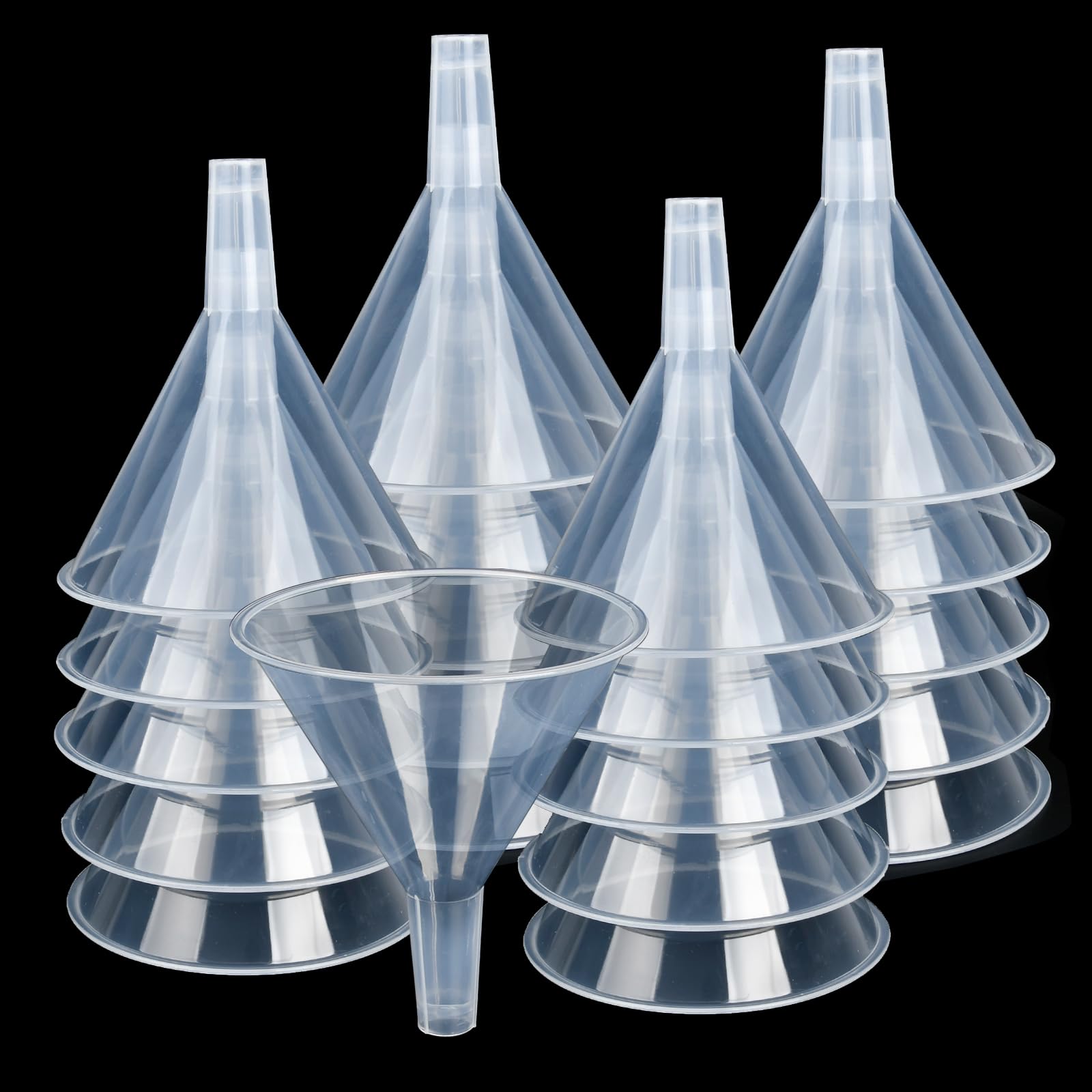 Lainballow plastic funnels 20 pack set