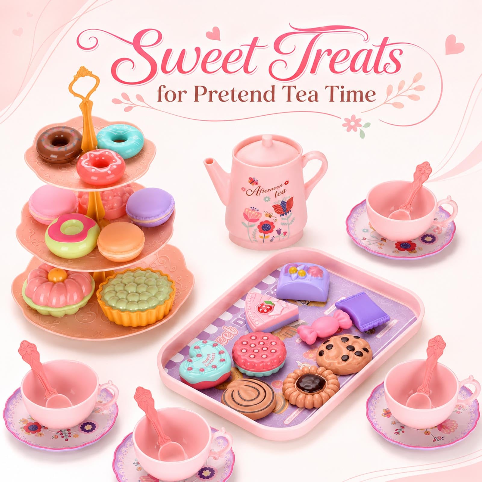 Gift-worthy tea party set for girls birthday