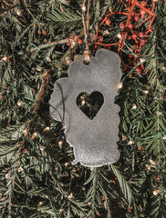 Handcrafted ornament made in Lake Tahoe California