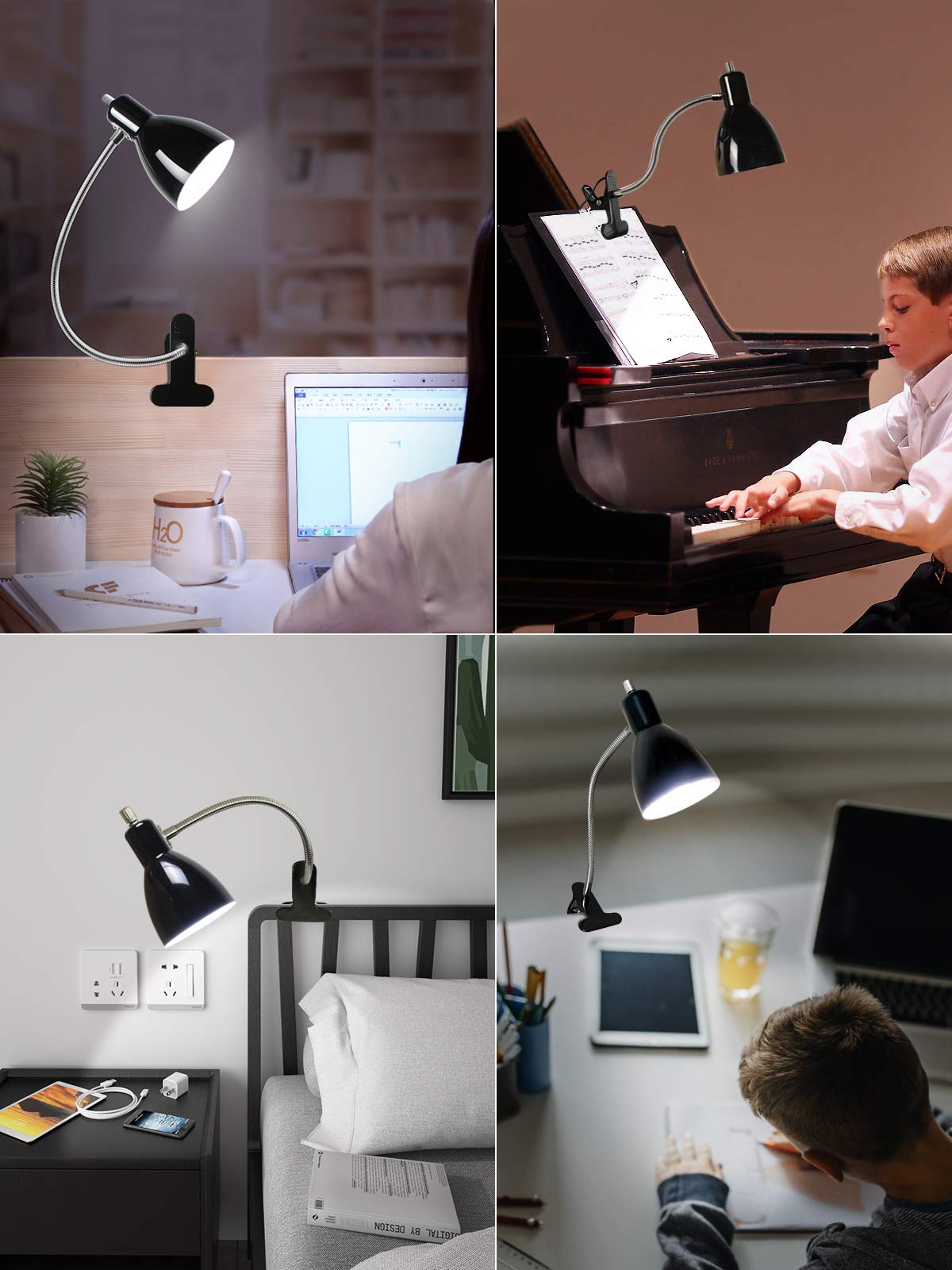 LALISU eco-friendly desk light with adjustable head