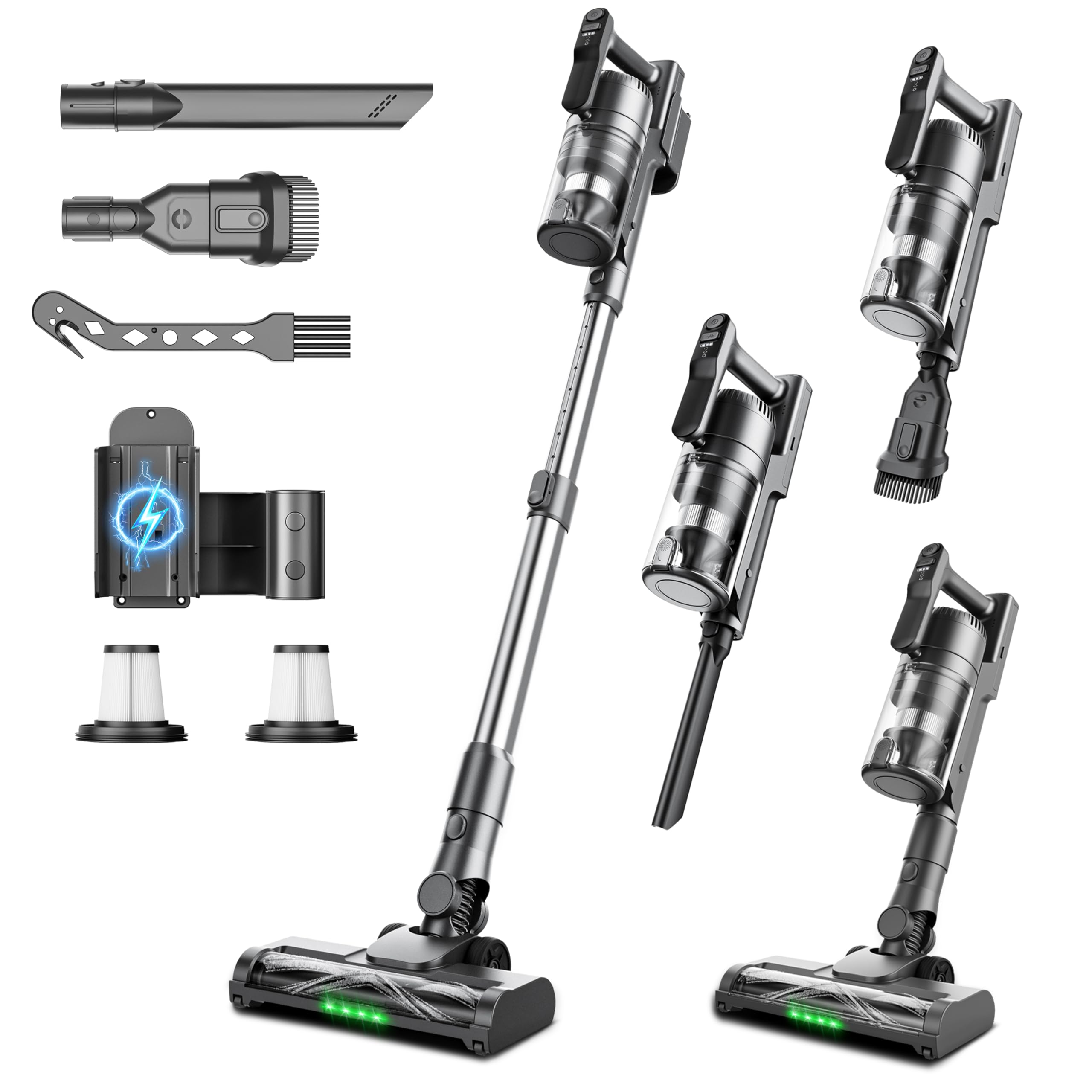 LAMEIZ cordless vacuum cleaner with 600W motor