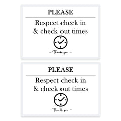 Laminated 4x6 Welcome WiFi sign for Airbnb hosts