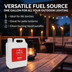 Odorless smokeless lamp oil indoor outdoor use