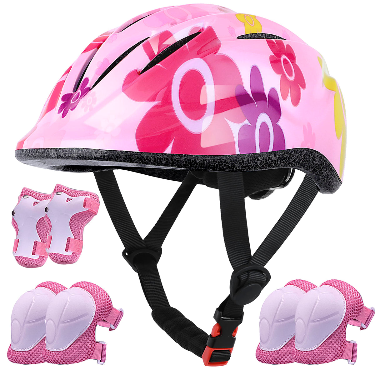 Lamsion kids helmet adjustable for ages 3-8