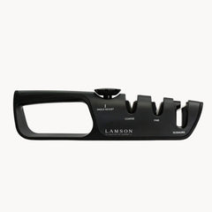 Lamson adjustable handheld knife sharpener with angle knob