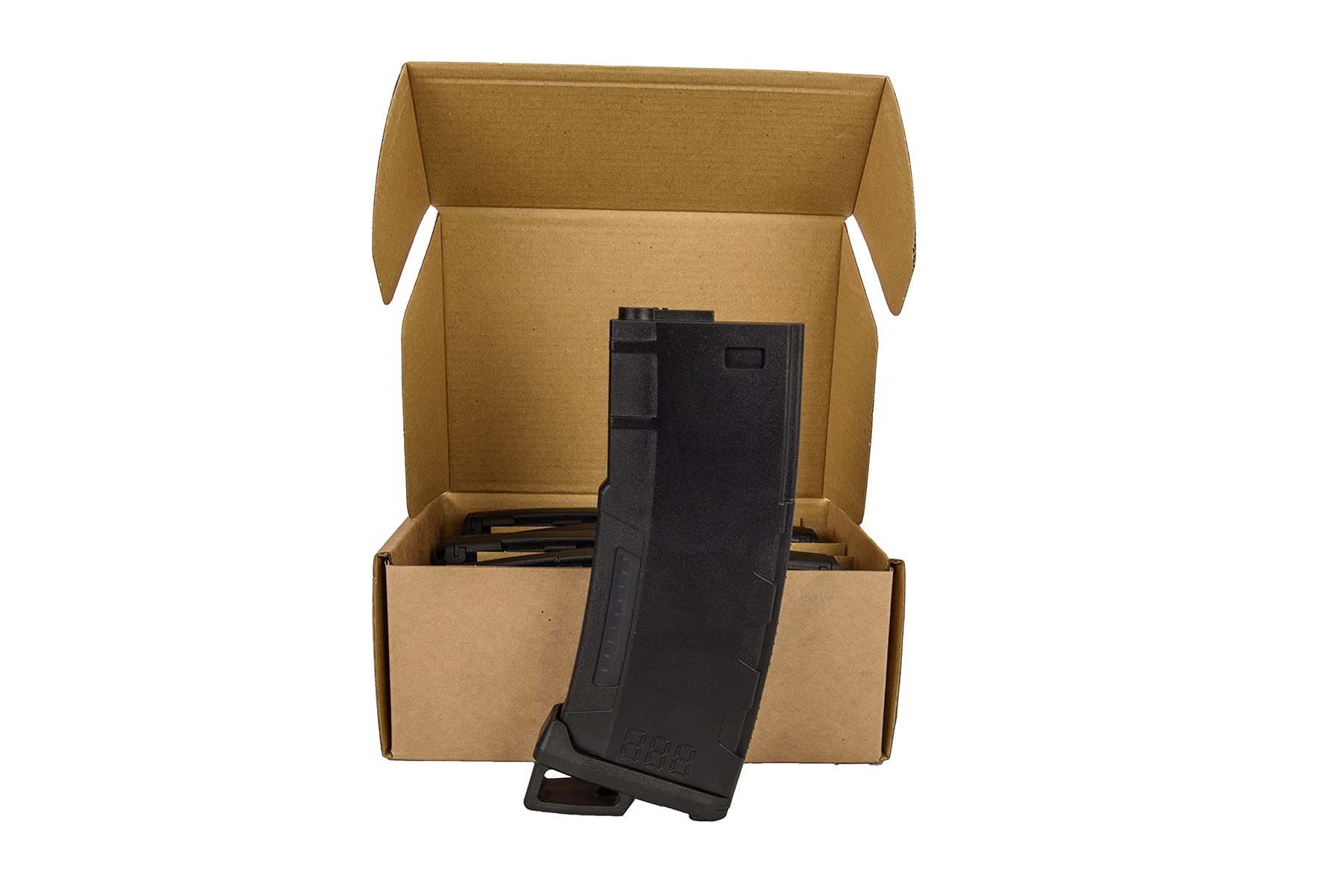 Lancer Tactical 130 round capacity transparent midcap magazine