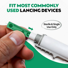 100 twist top 28G lancets for finger prick testing