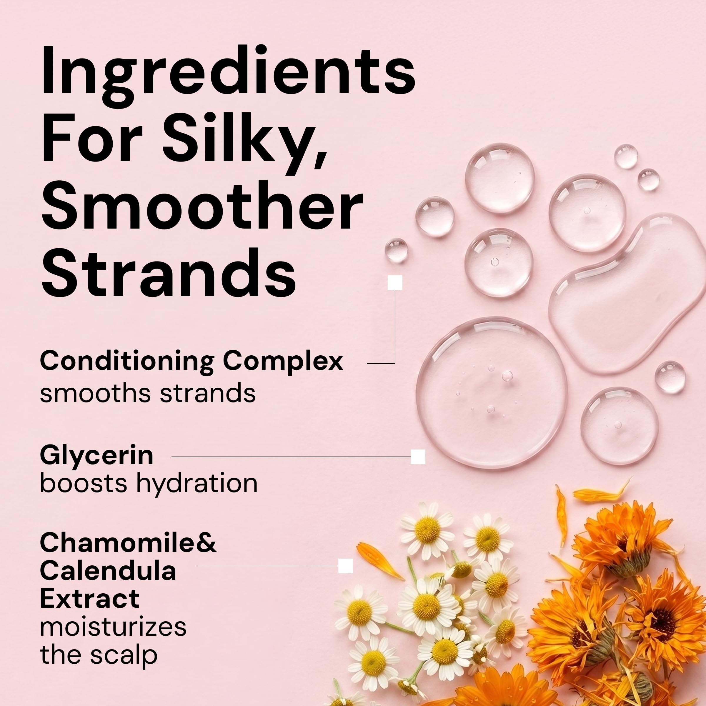 Silicone Quaternium-18 smoothing and conditioning agent in spray