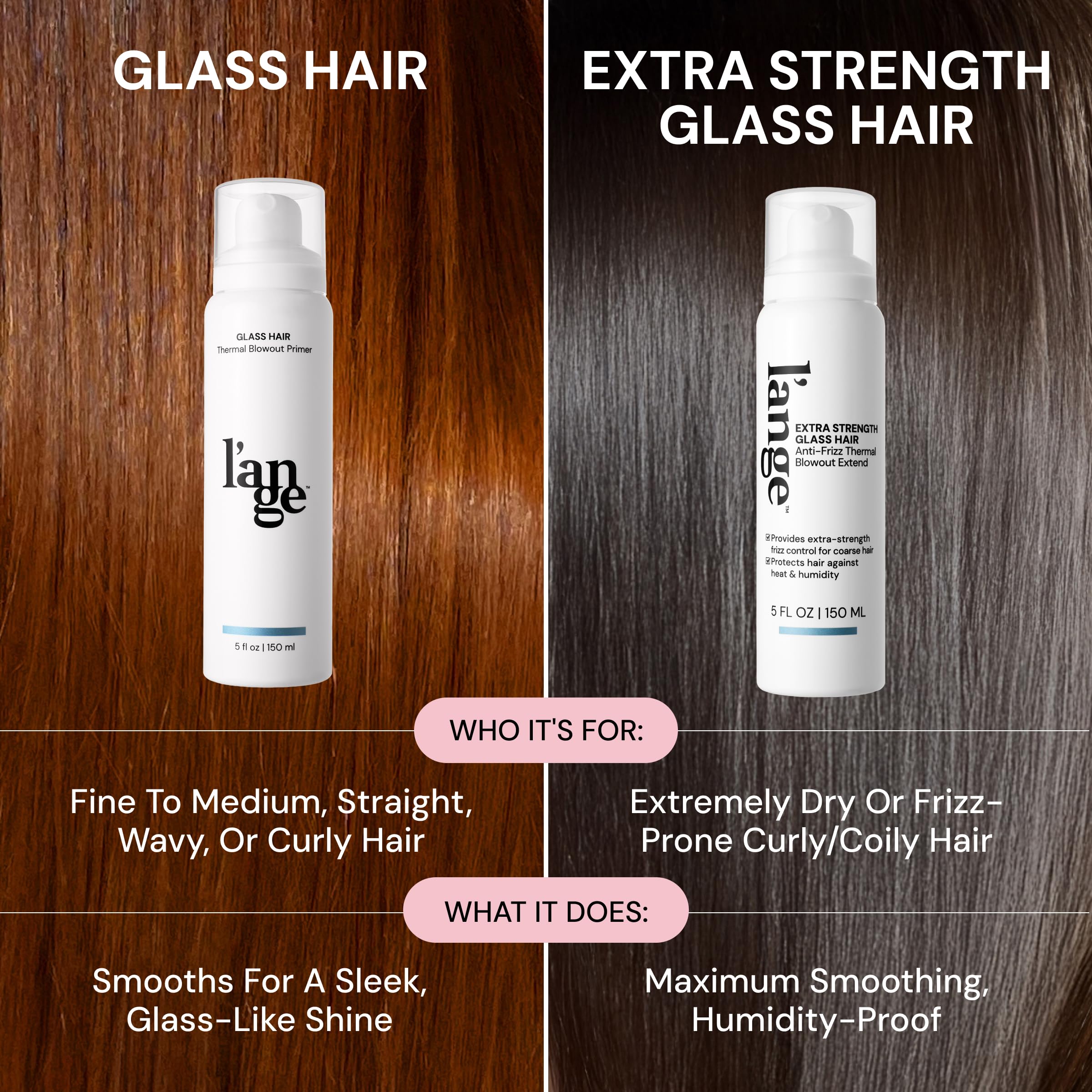 Extends blowouts with humidity protection from L'ANGE HAIR