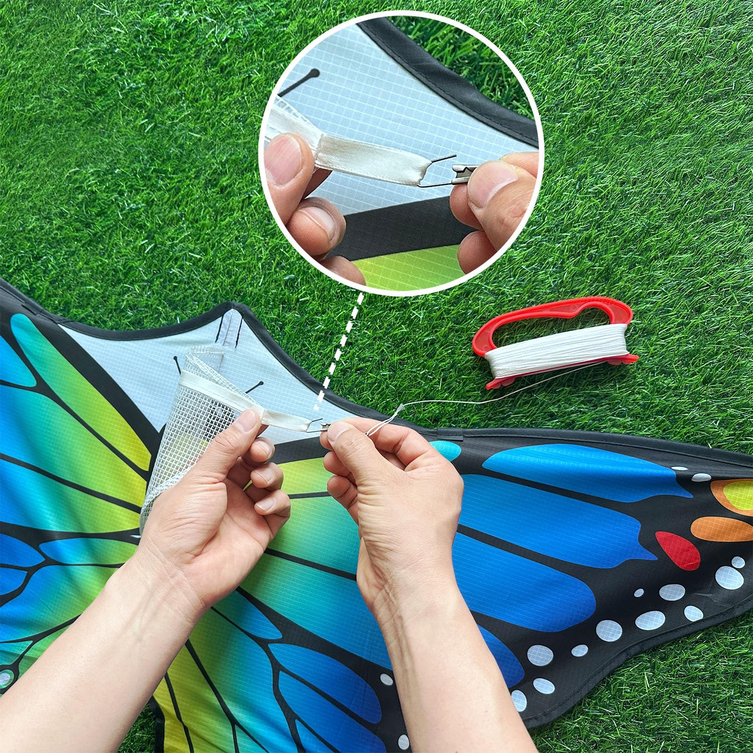 CE certified Lanrui butterfly kite ready for kids and adults