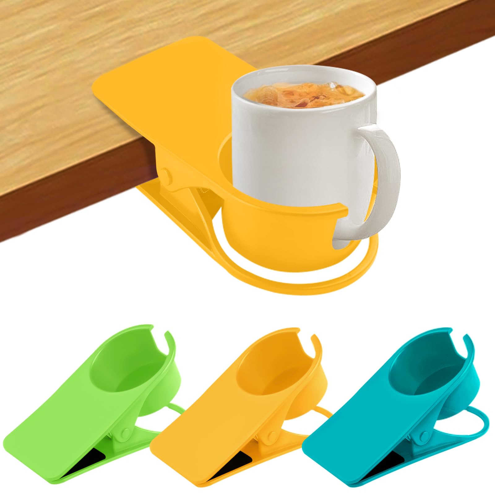 Lanstics 3PCS cup holder clips onto table edge