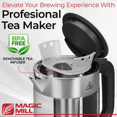 Automatic safety shut off feature in electric kettle