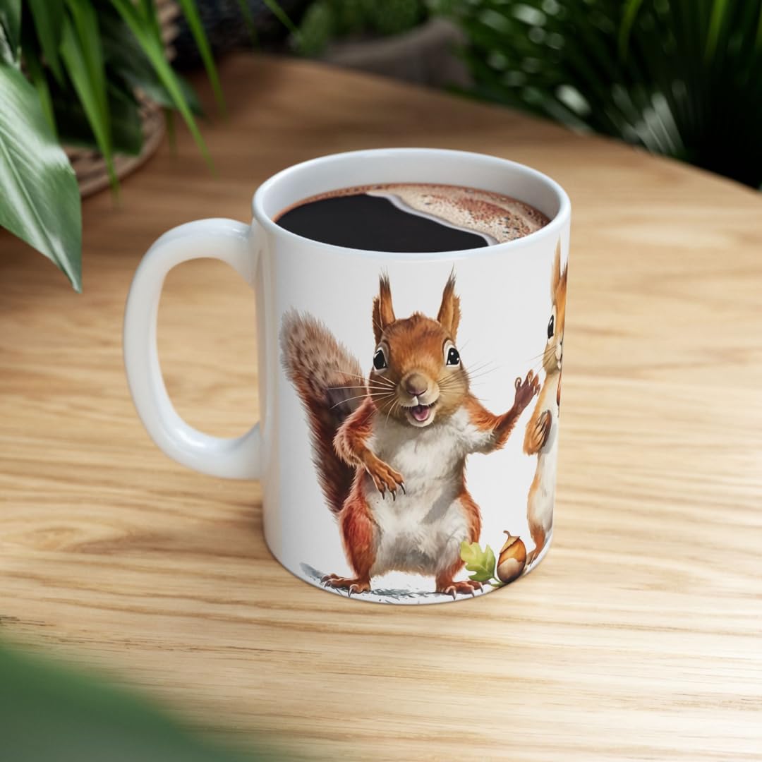 Giftable forest mug for coffee lovers