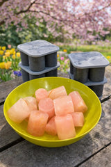Large 2+ inch cylinder ice cubes for tumblers