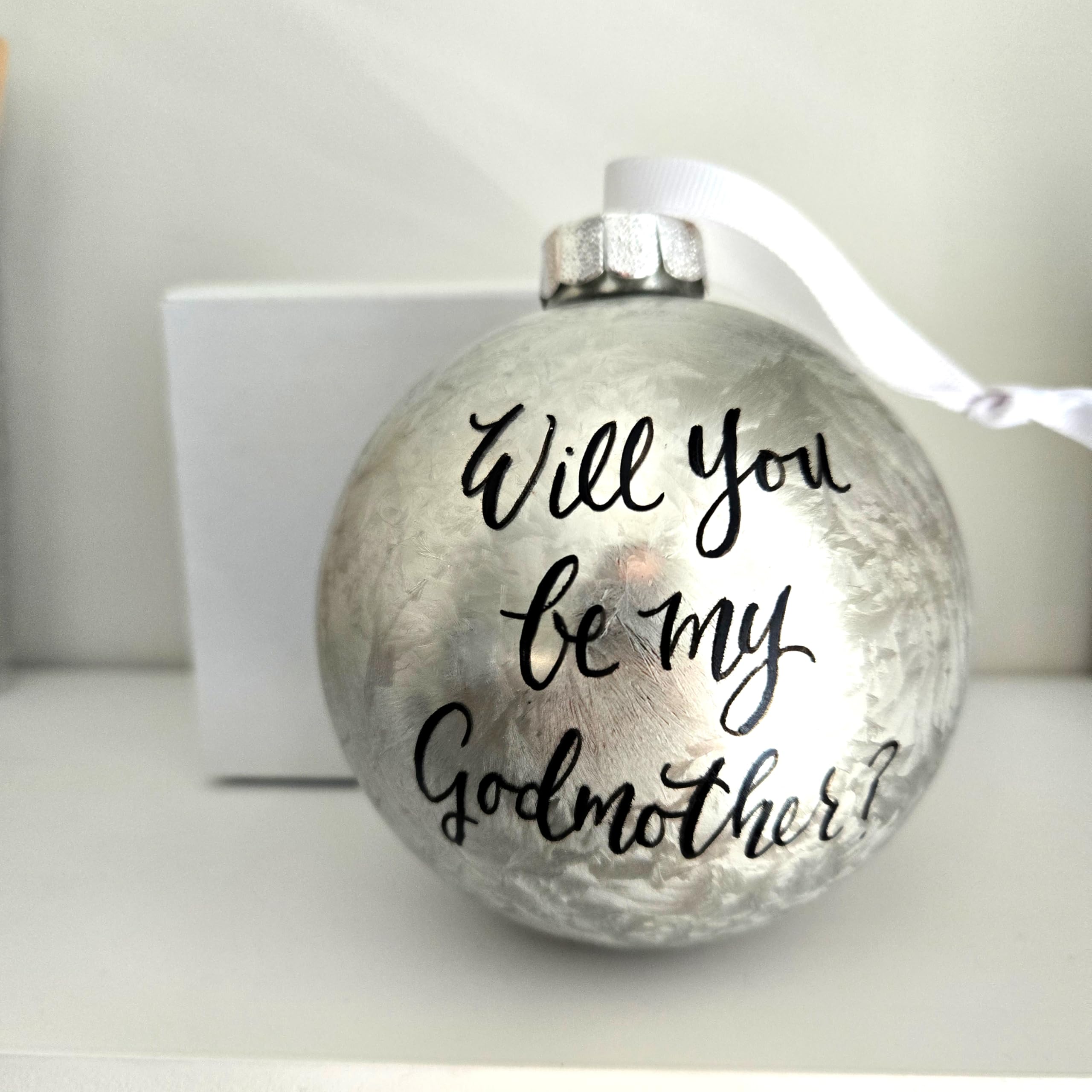 Individually hand written small batch christening godmother gift