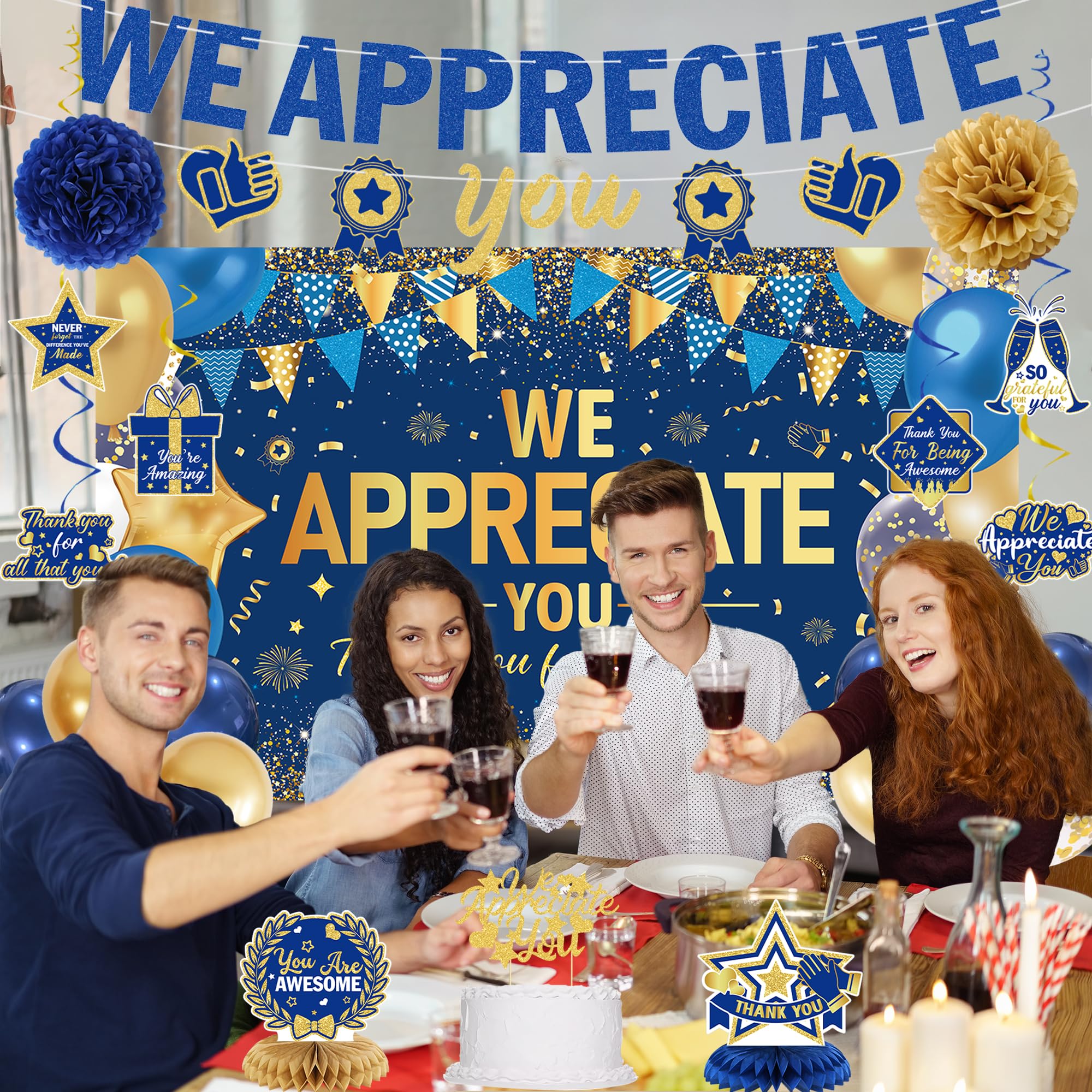 Appreciation party decor for teachers nurses coworkers