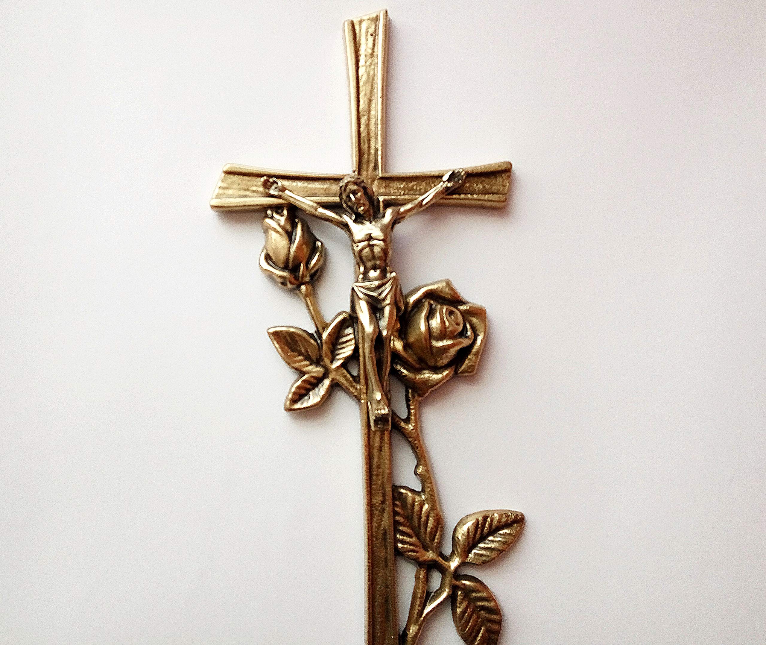 handmade catholic wall cross decor
