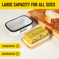 Large butter container for fridge