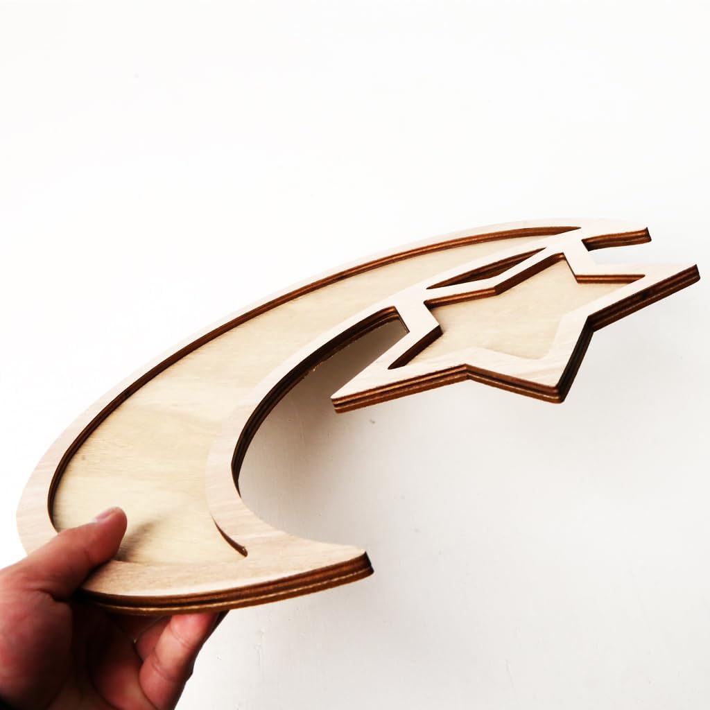 Large capacity wooden dessert tray for fruits and cakes