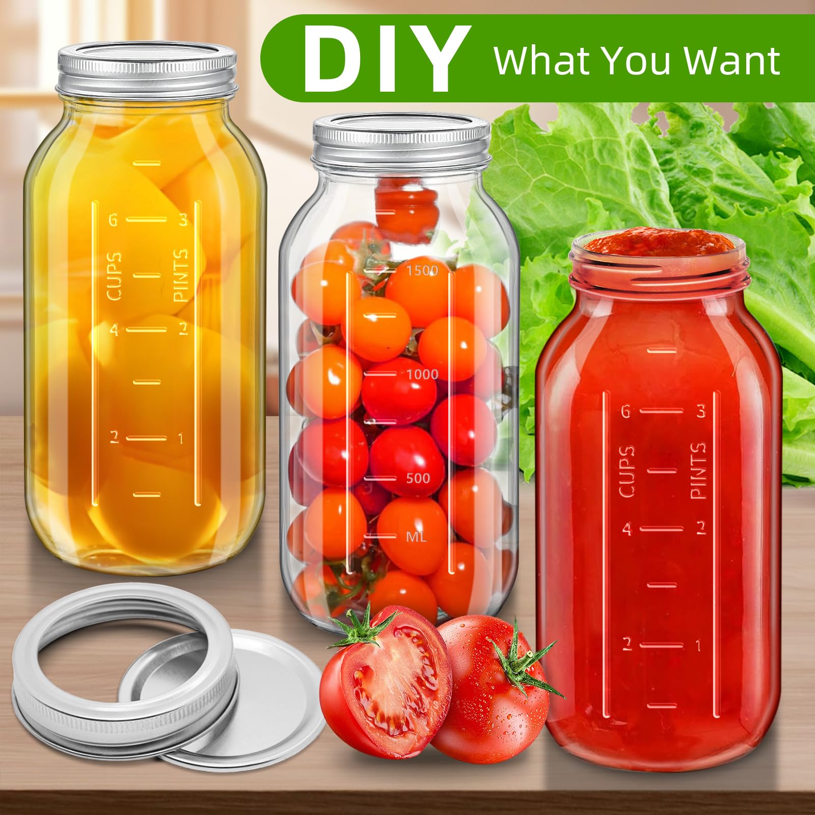 mason jars by REUJIHXY for meal prep and storage