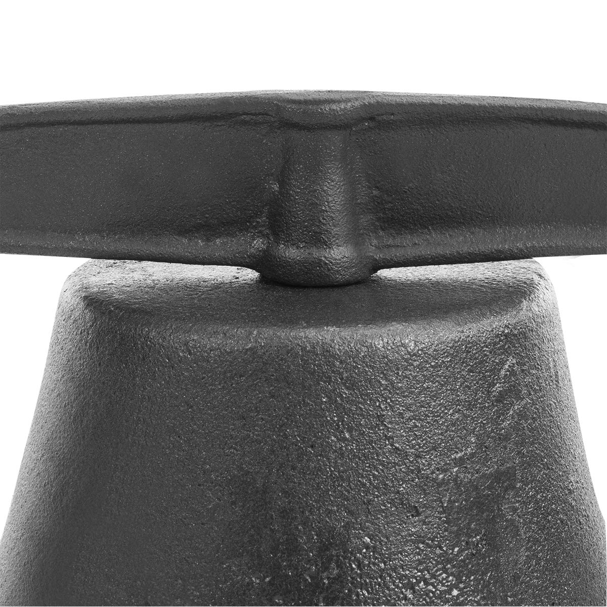 12.5 inch diameter and 8 inch height dinner bell with 22x18 inch frame