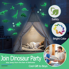 16 large dinosaur stickers and 24 medium dinosaur stickers