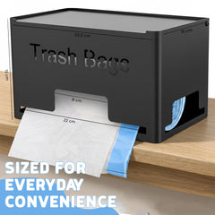 large metal garbage bag organizer for 13-gallon bags