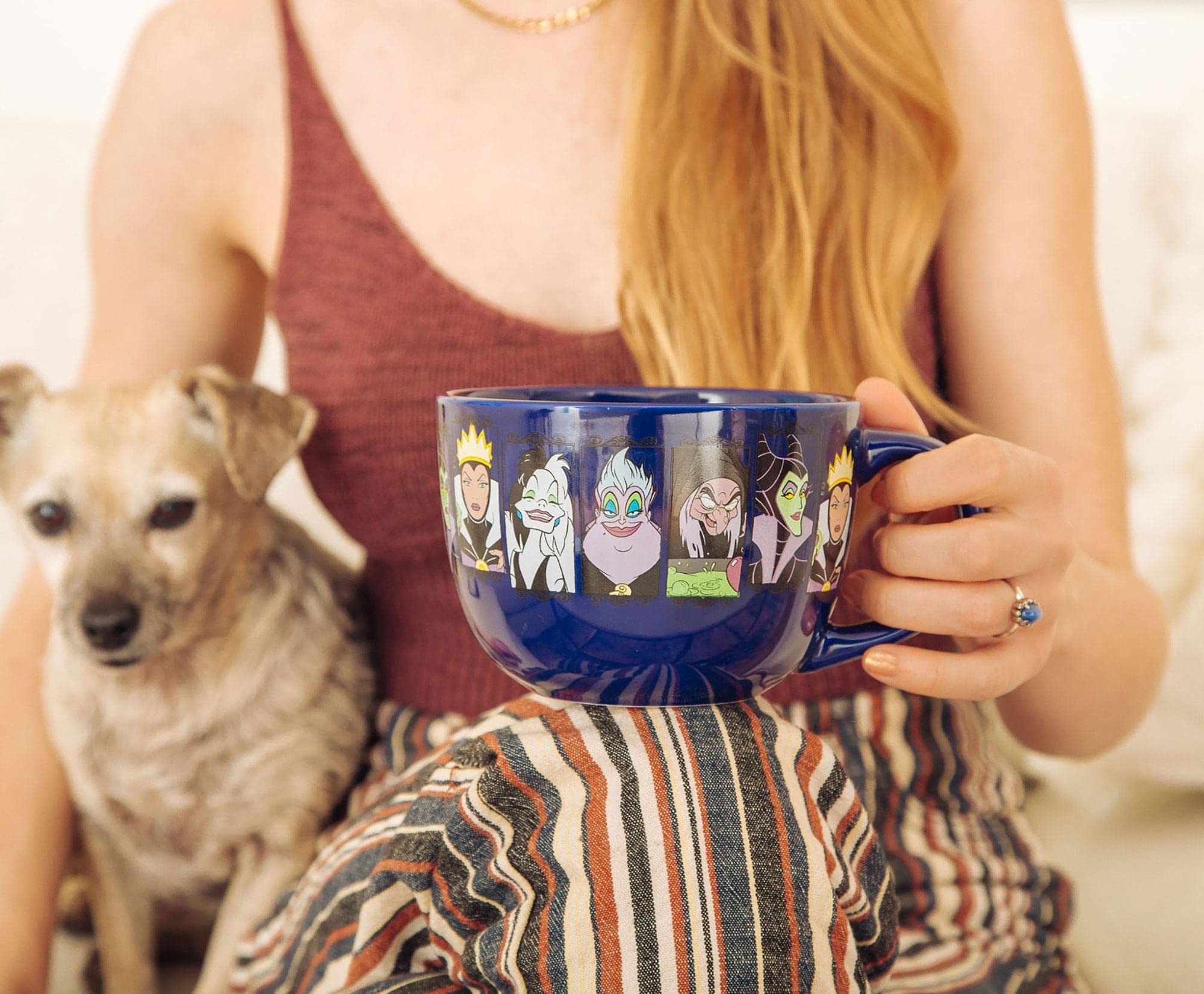 Large 24-ounce Disney Villains ceramic bowl