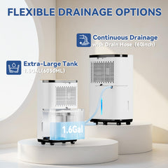 large space dehumidifier for basement and garage