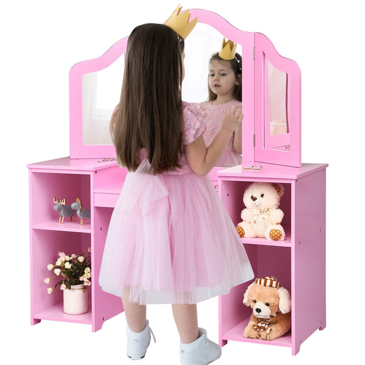 Weight capacity 220 lbs for INFANS vanity set