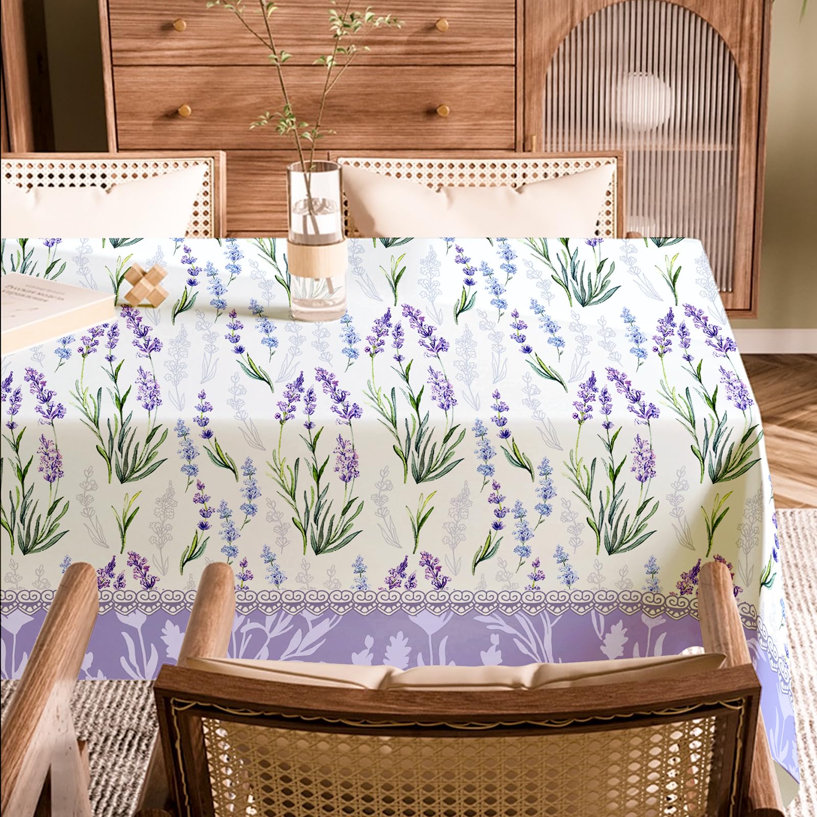 large 60x104 inch tablecloth fits most tables