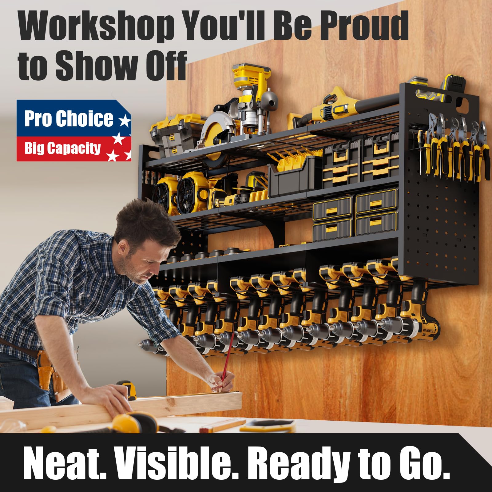 Includes hardware for quick 15-minute install