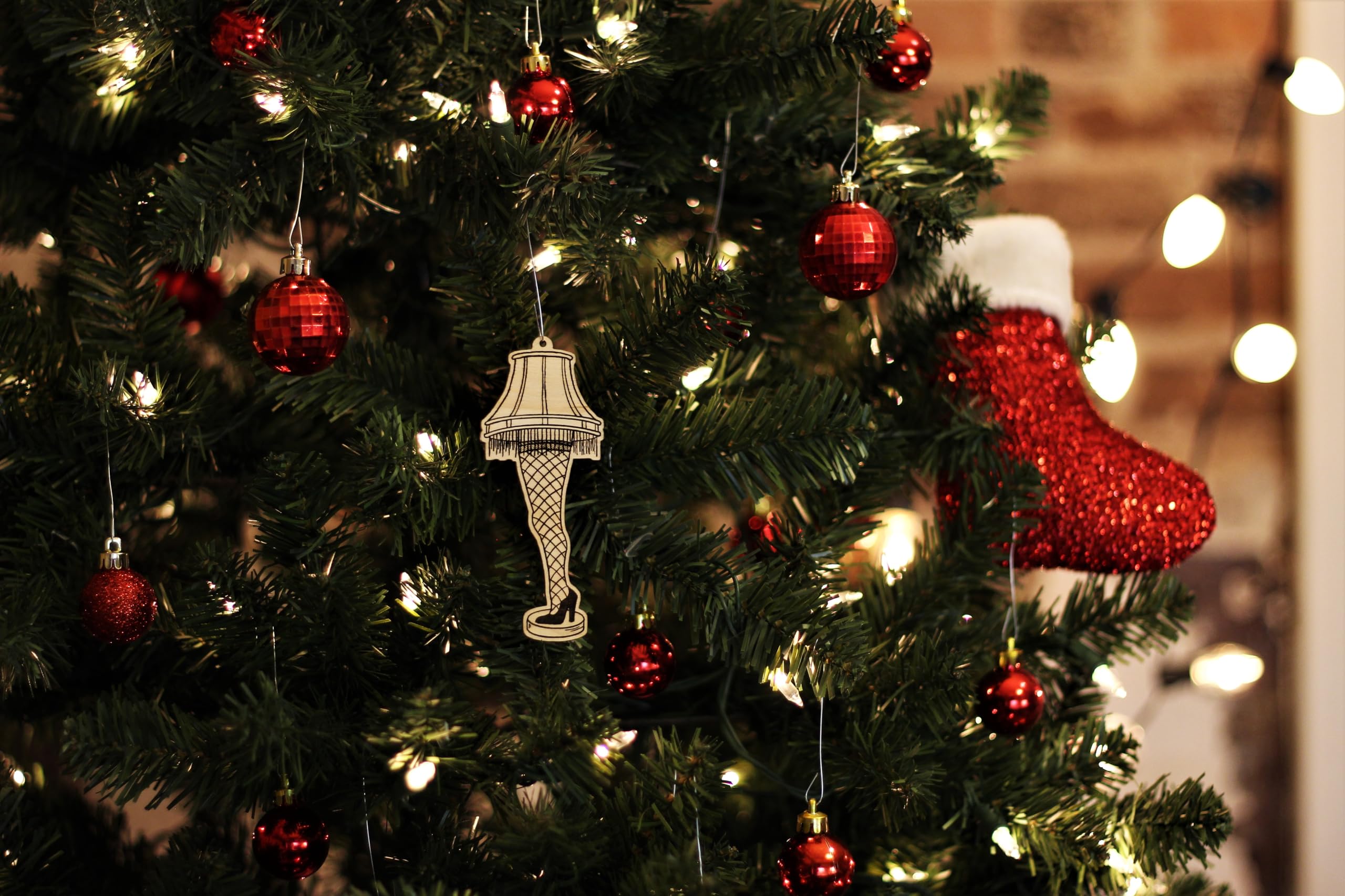Laser-cut wood ornament showcasing craftsmanship