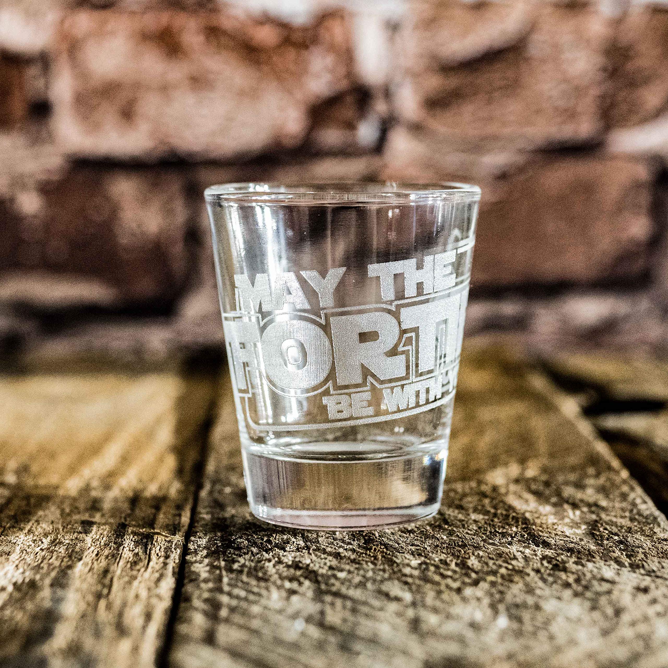 Engraved in Texas USA shot glass detail