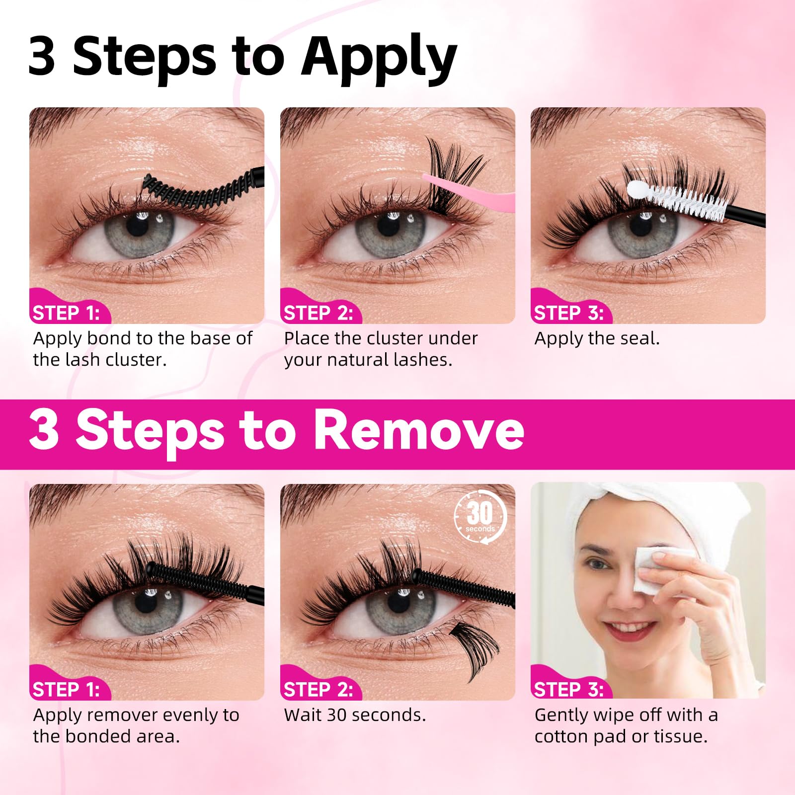 Packaging of WLFRHD lash glue kit 5ml+5ml