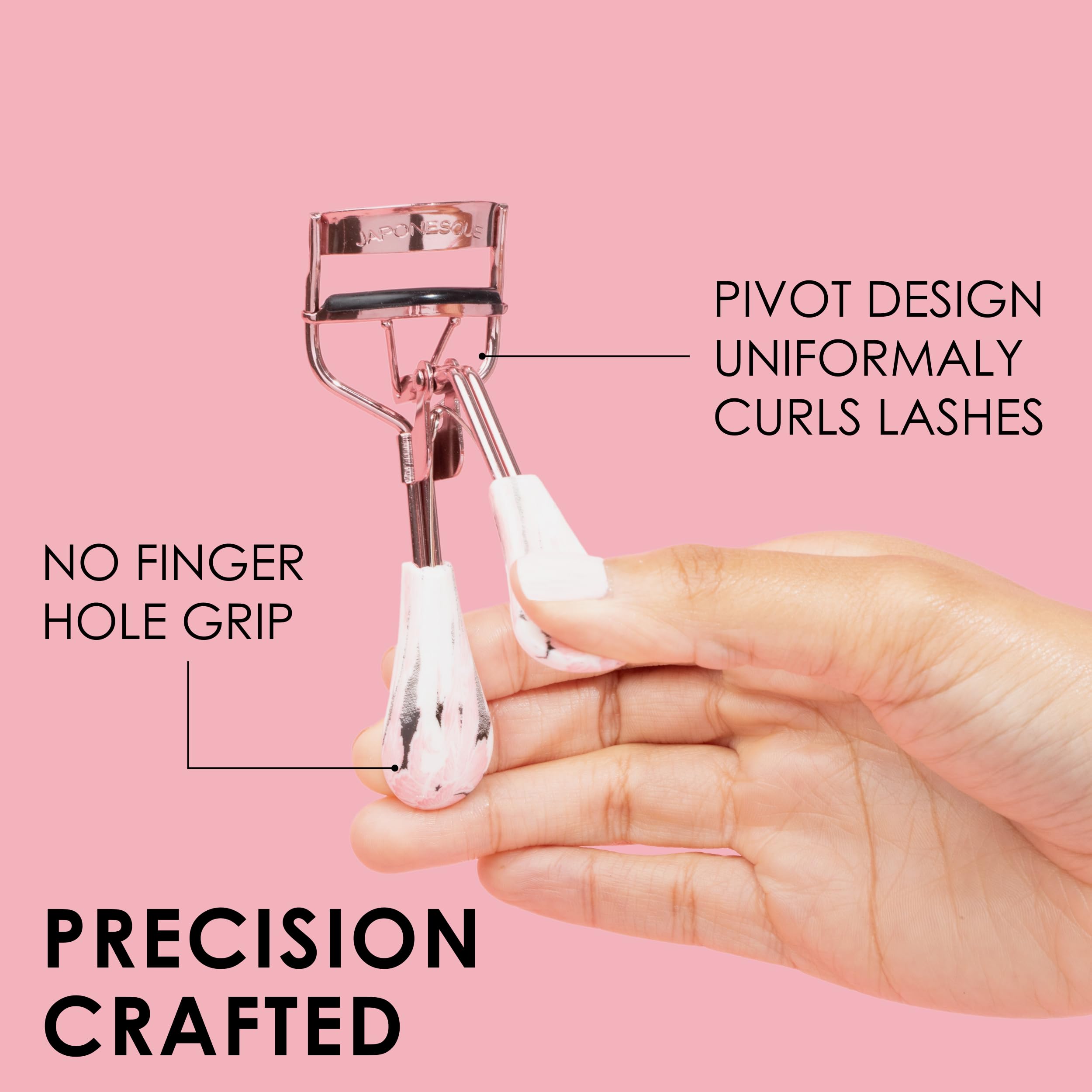 Eyelash curler suitable for natural lashes and extensions JAPONESQUE