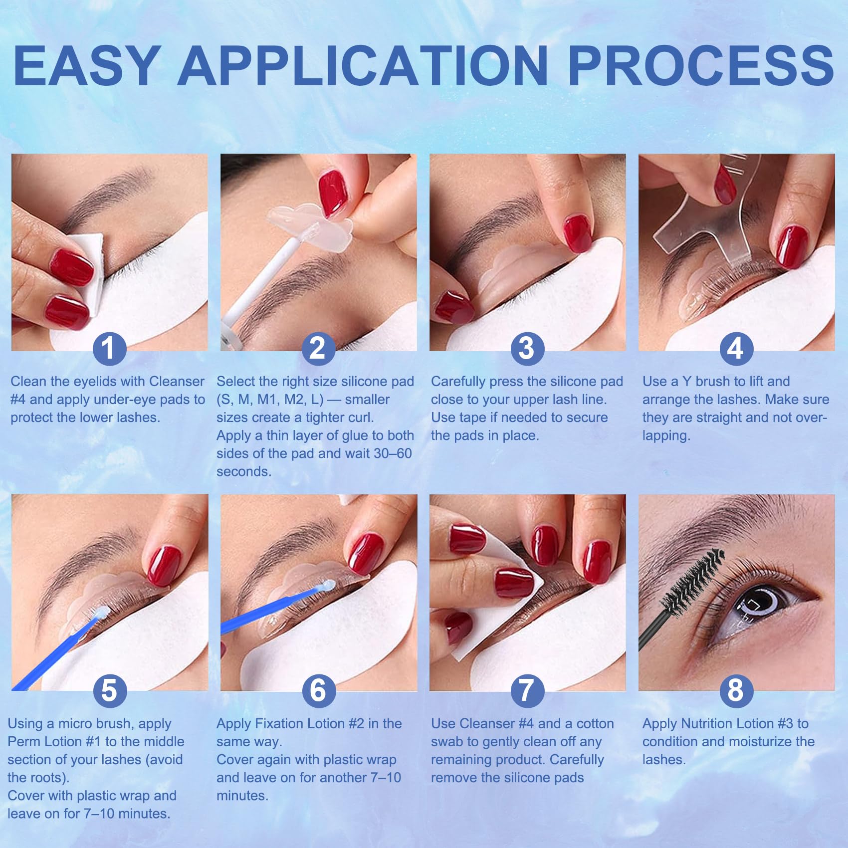 Lash Lift Kit product packaging display
