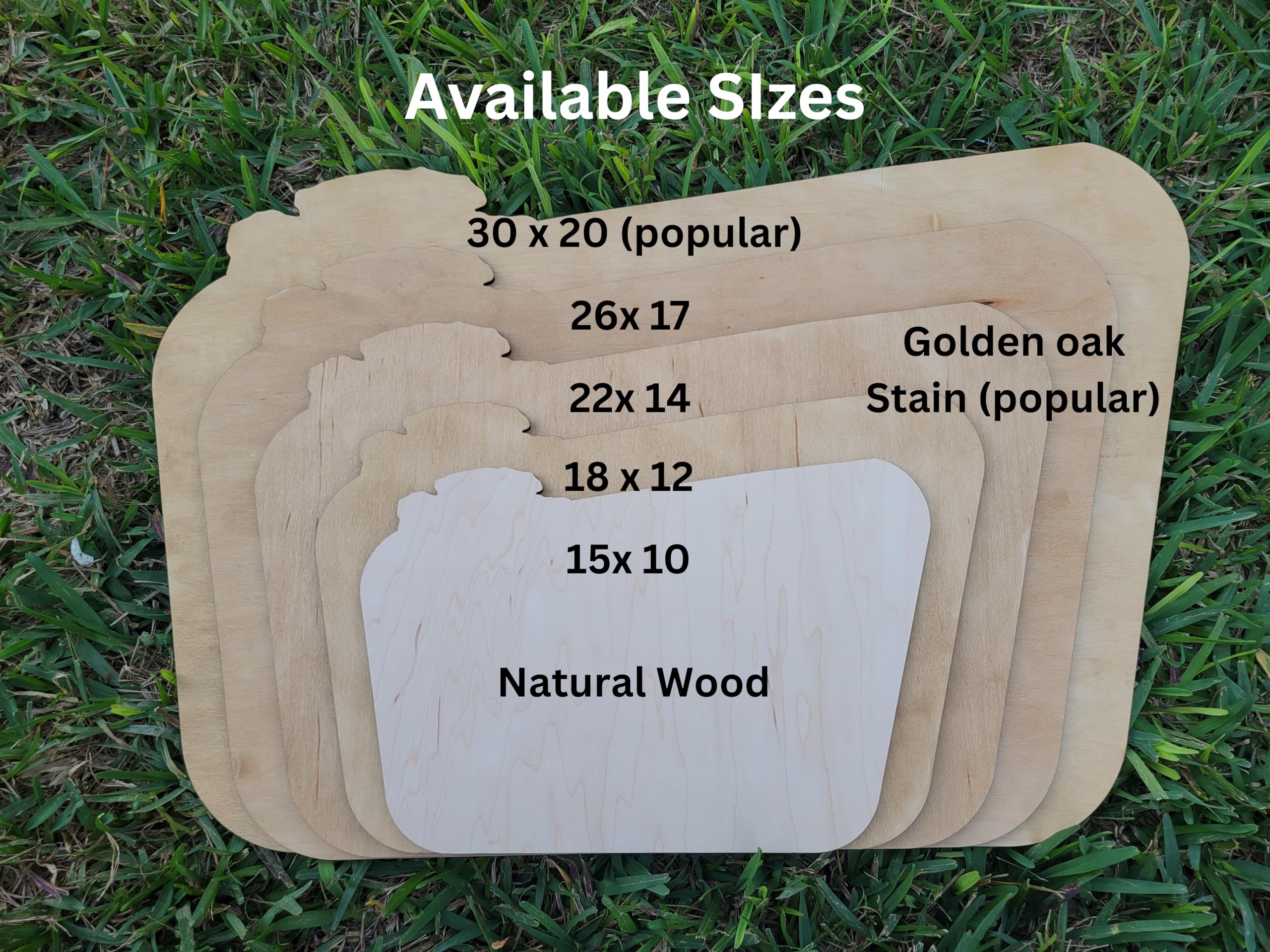 Last name and date customizable wooden sign