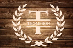 Last Name Decal vinyl for signs and decor