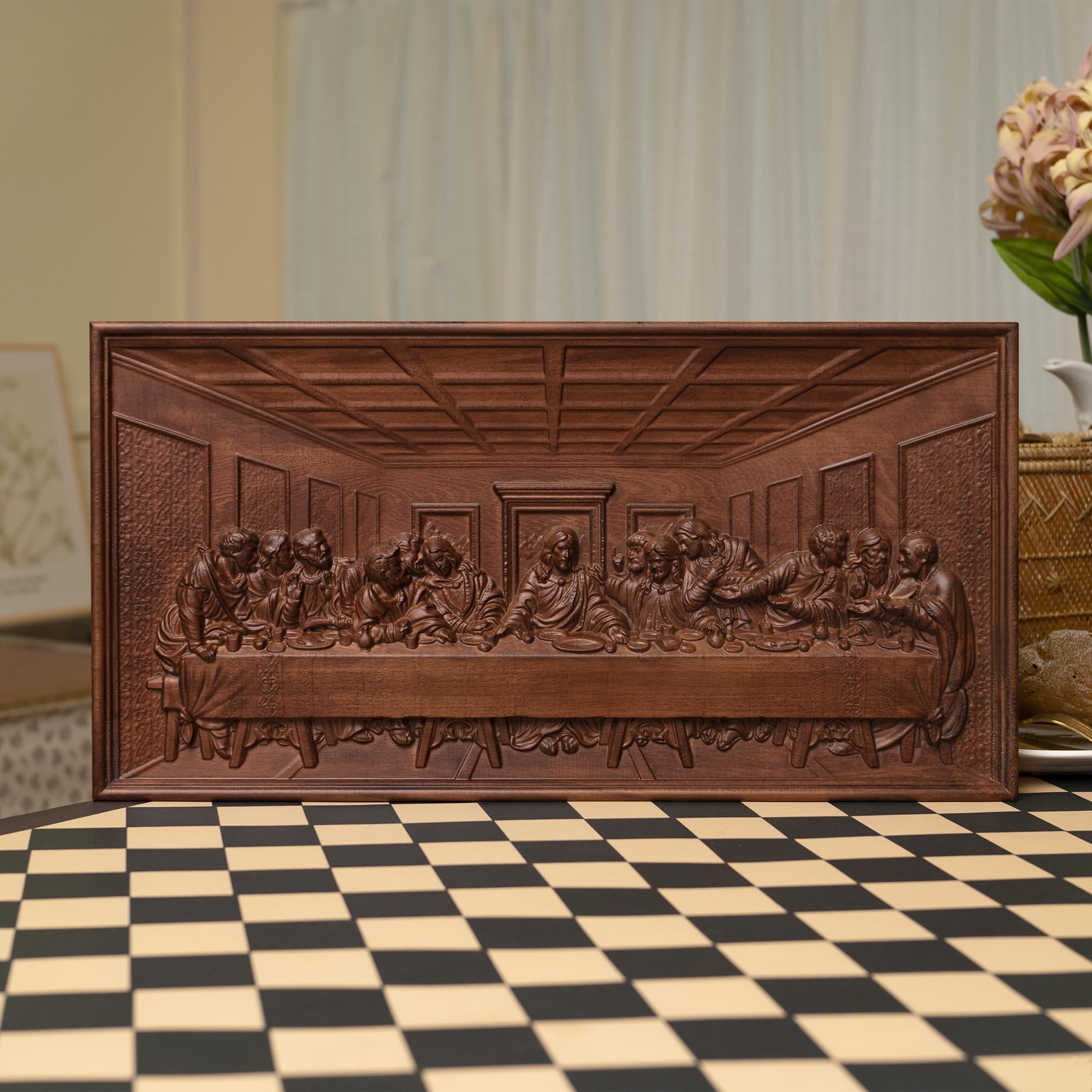 Last Supper plaque with hook included 5.3 lb