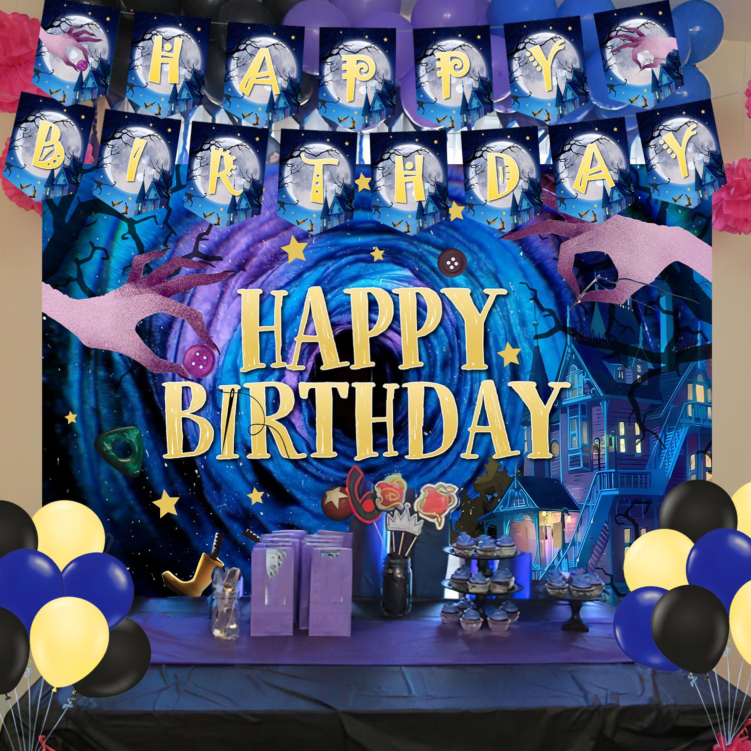 Latex balloons 18pcs three styles for Halloween party