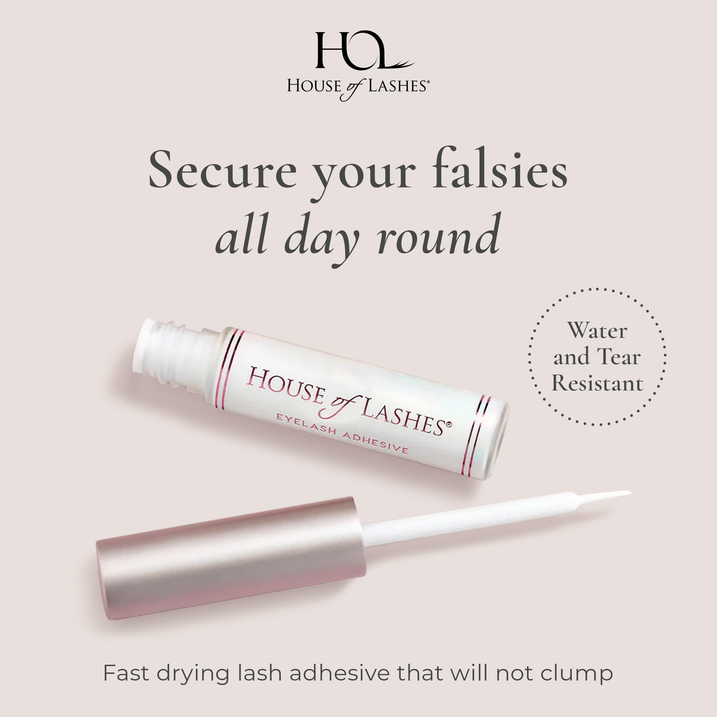 Latex-free eyelash glue for sensitive eyes product
