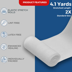 Individually packed non-sterile gauze rolls 3 inch