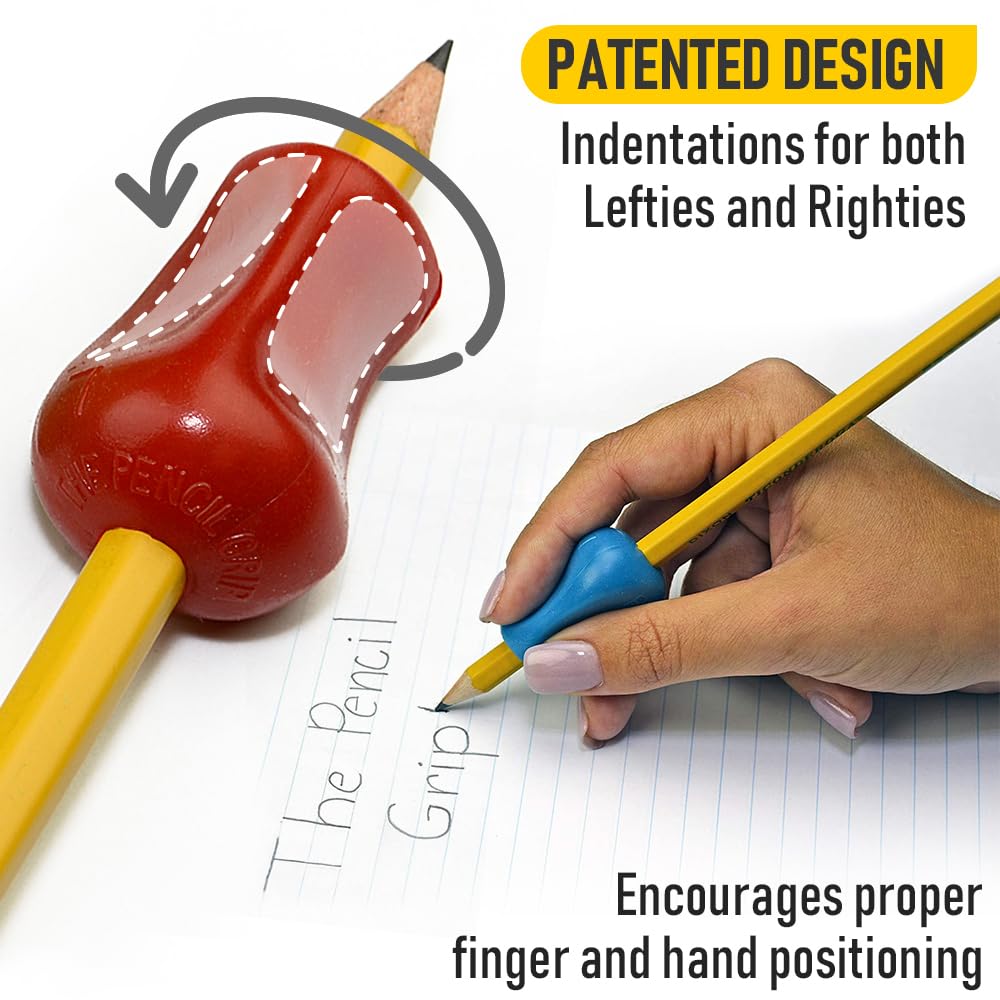 Tripod Grip shaped pencil holder for proper finger positioning