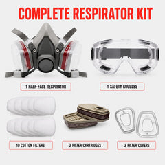 Two filter cartridges included in the kit