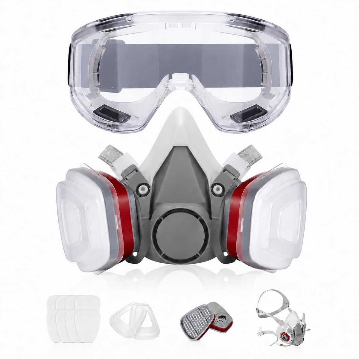 LAUCO Premium Respirator Kit half face shield component