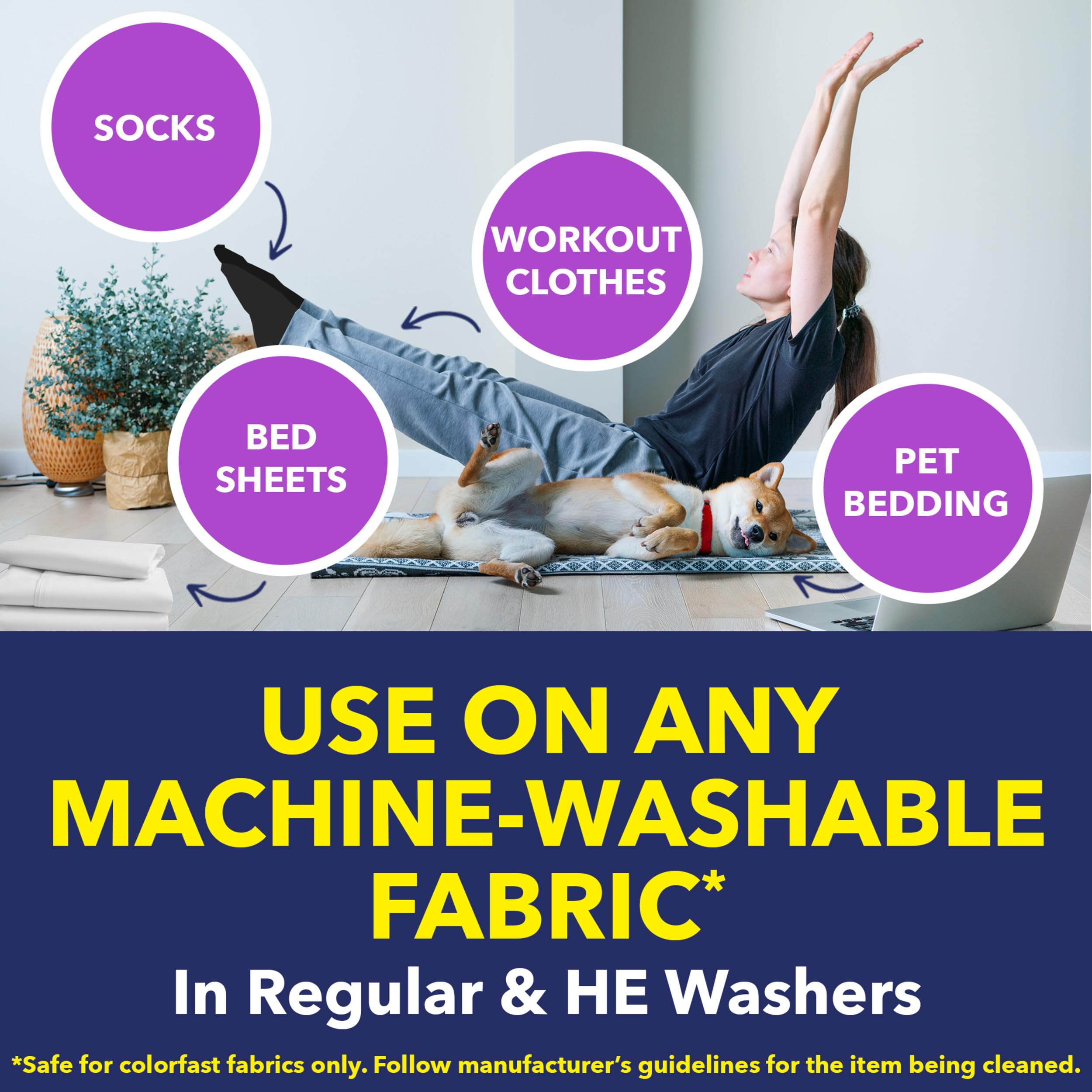 Laundry booster Power Paks ready for use