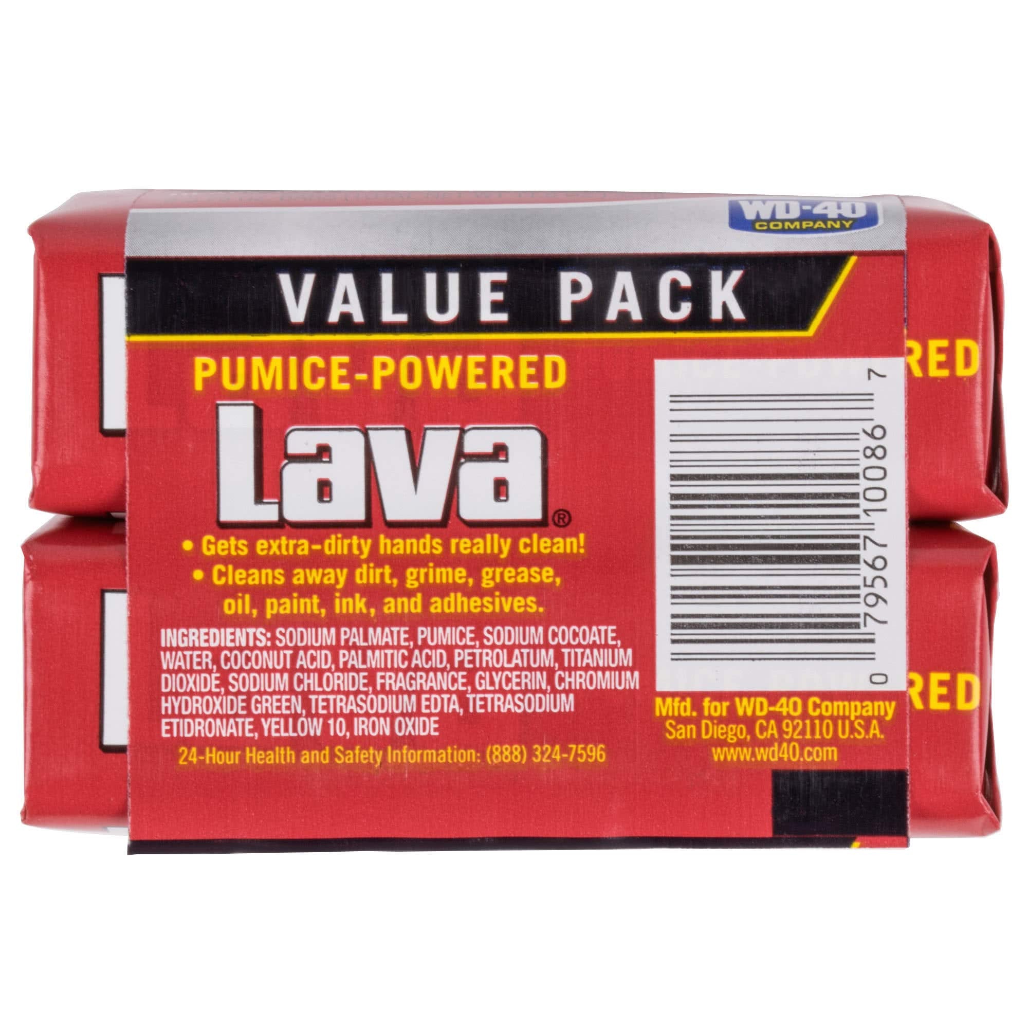 Twin-Pack Lava hand cleaner packaging