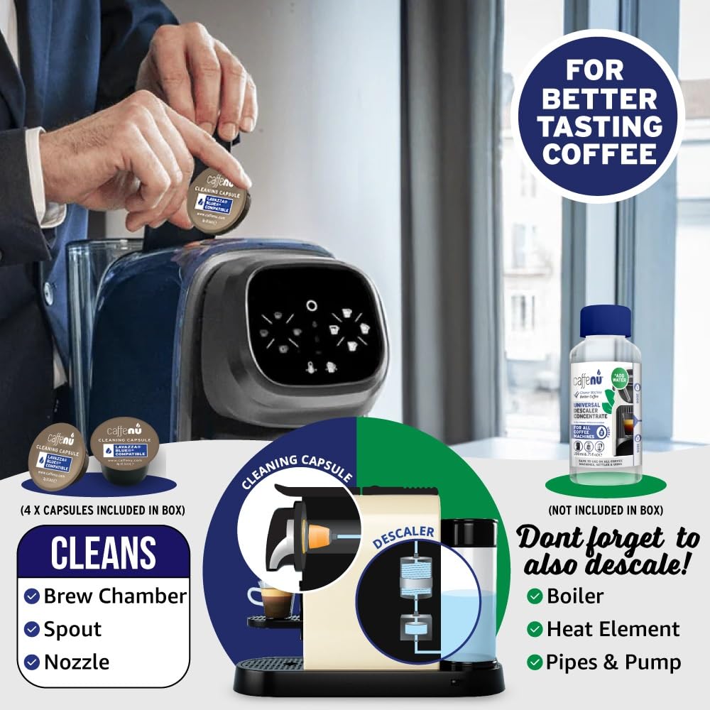 4 uses pack Lavazza Blue cleaning capsules image