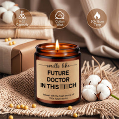Future doctor graduation gift by LEADO Candles